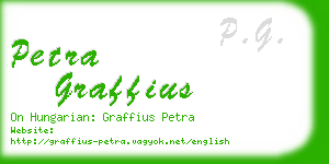 petra graffius business card